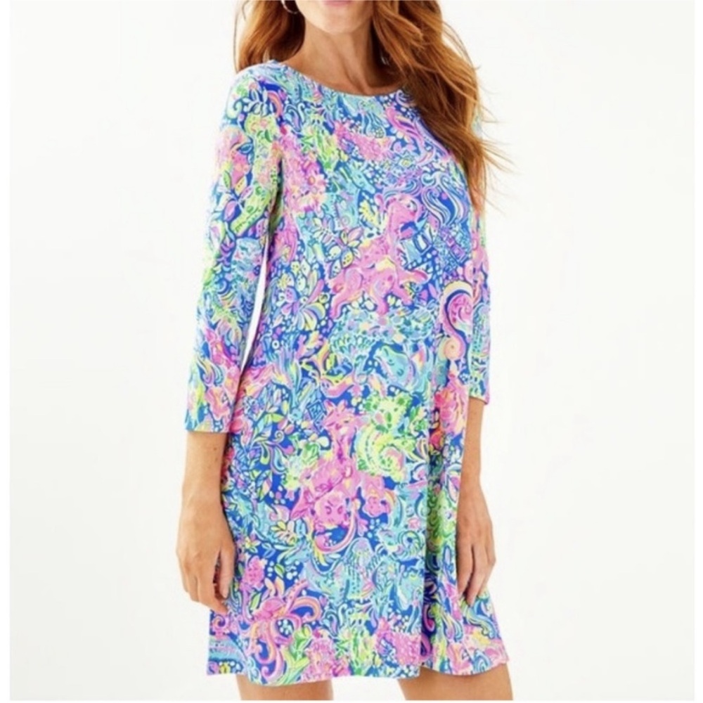Lilly Pulitzer Ophelia Dress - Multi 60 Animals Xs